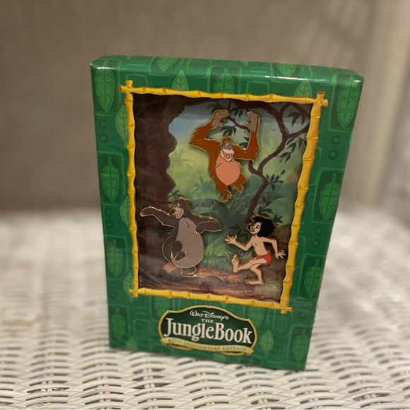 Disney Other - Disney 40th Anniversary The Jungle Book Set of 3 Pins